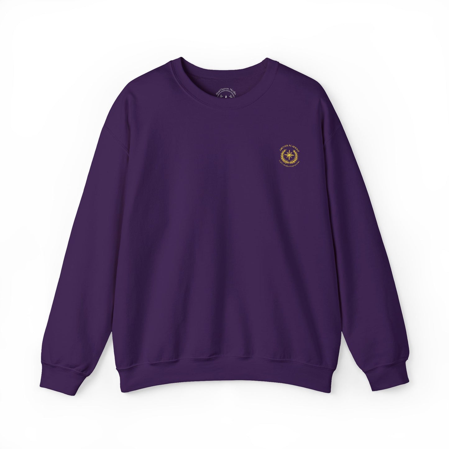 Archer Academy Crest Crewneck Sweatshirt — Veritas | Formatio | Intentio
