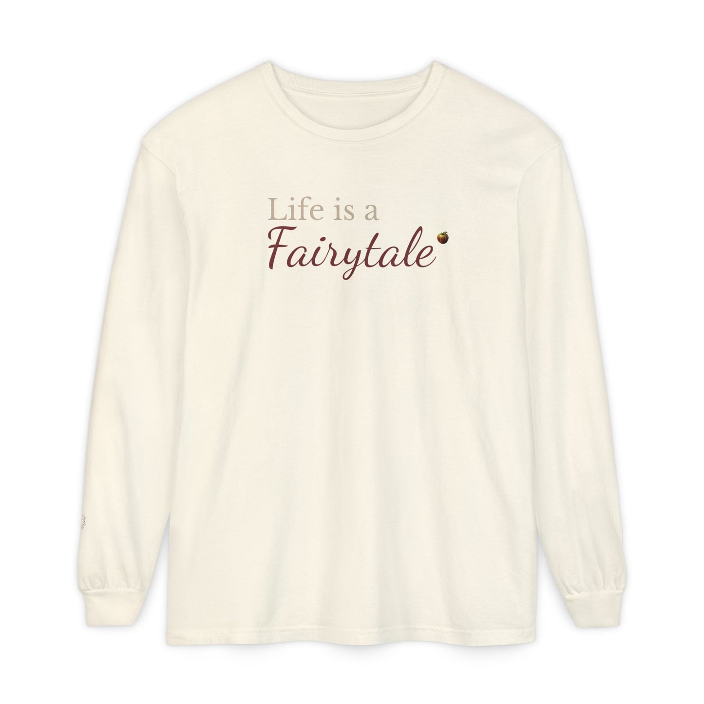 Fairytale Long Sleeve Tee — "Life is a Fairytale" Graphic