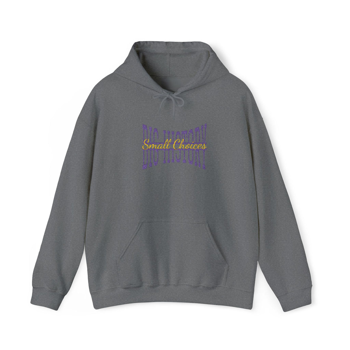 Embroidered "Small Choices, Big History" Comfort Hoodie - Archer Academy