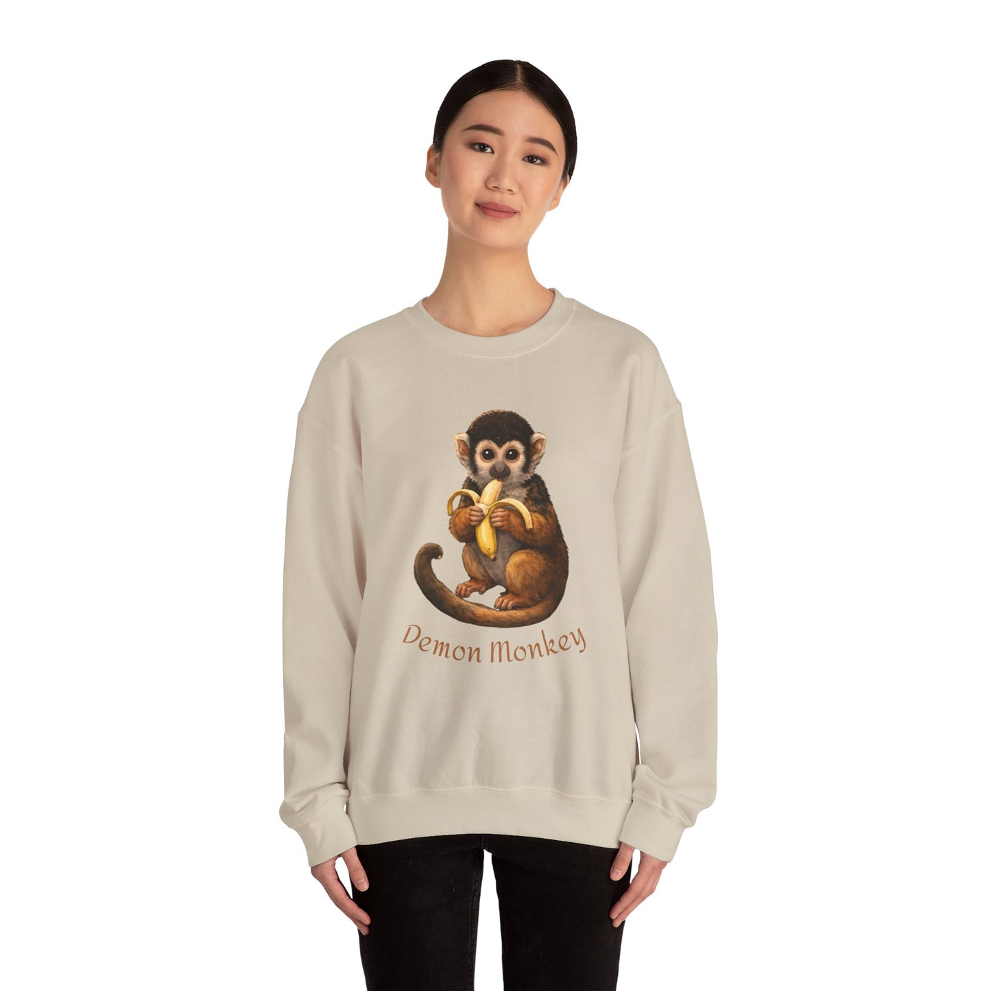 Demon Monkey Crewneck Sweatshirt – Stone World Saga