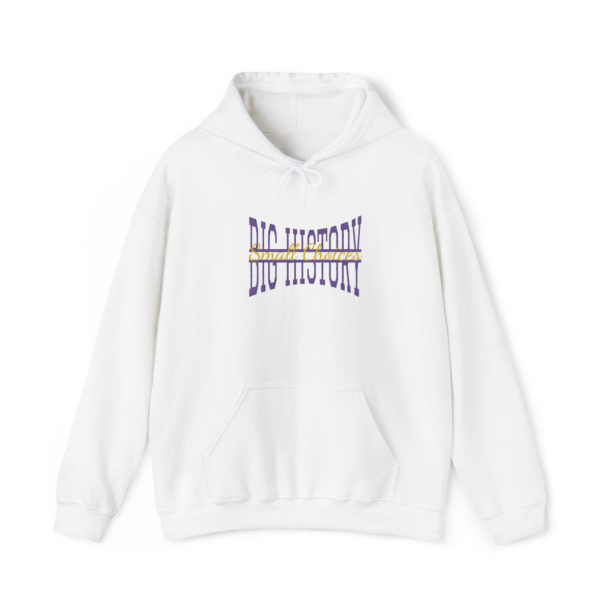 Embroidered "Small Choices, Big History" Comfort Hoodie - Archer Academy