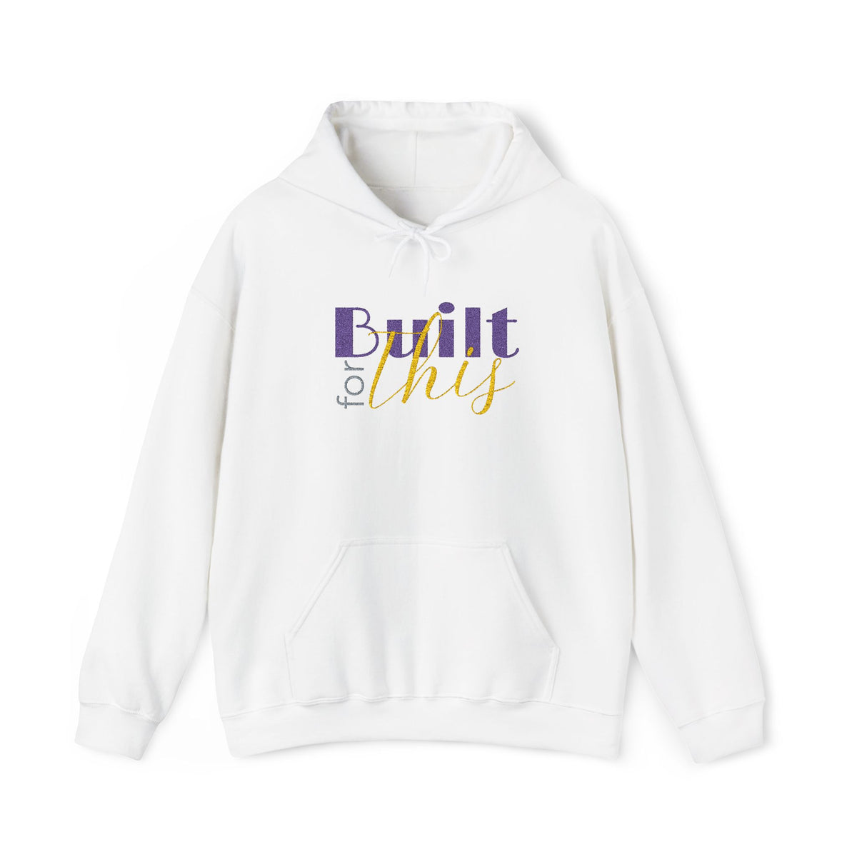 Embroidered "Built for This" Comfort Hoodie — Archer Academy
