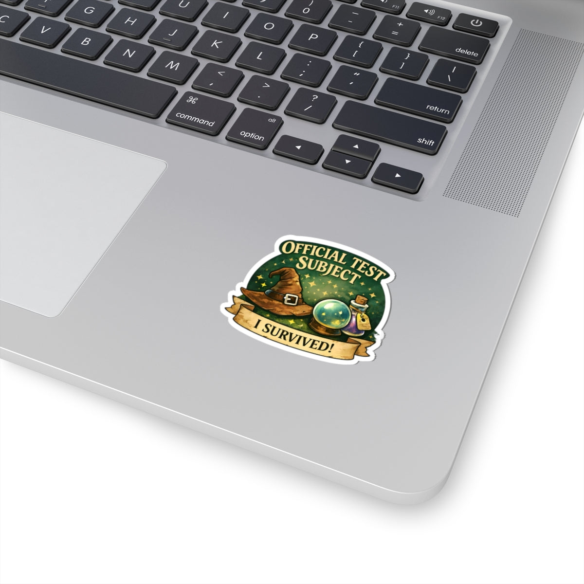 Official Test Subject Sticker — I Survived! Witchy Crystal Ball Kiss-Cut Sticker