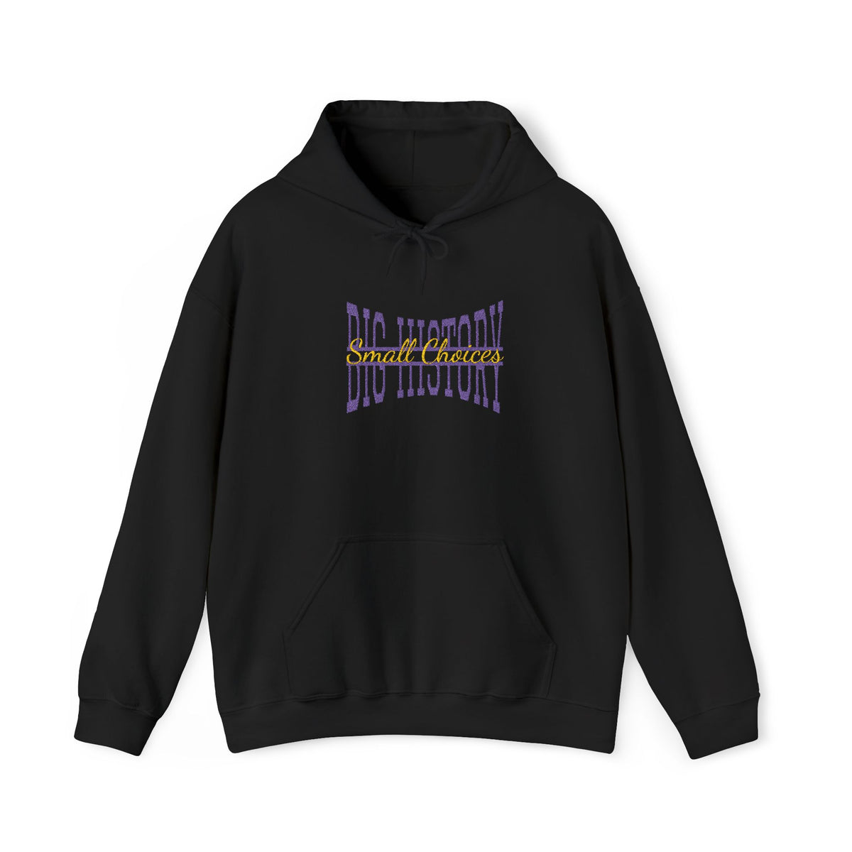 Embroidered "Small Choices, Big History" Comfort Hoodie - Archer Academy