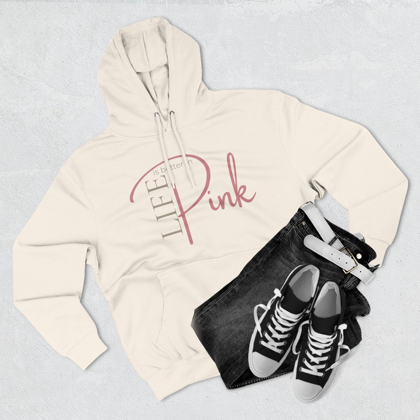 Life in Pink Hoodie — Growing Together