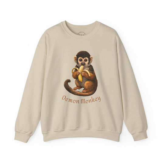 Demon Monkey Crewneck Sweatshirt – Stone World Saga