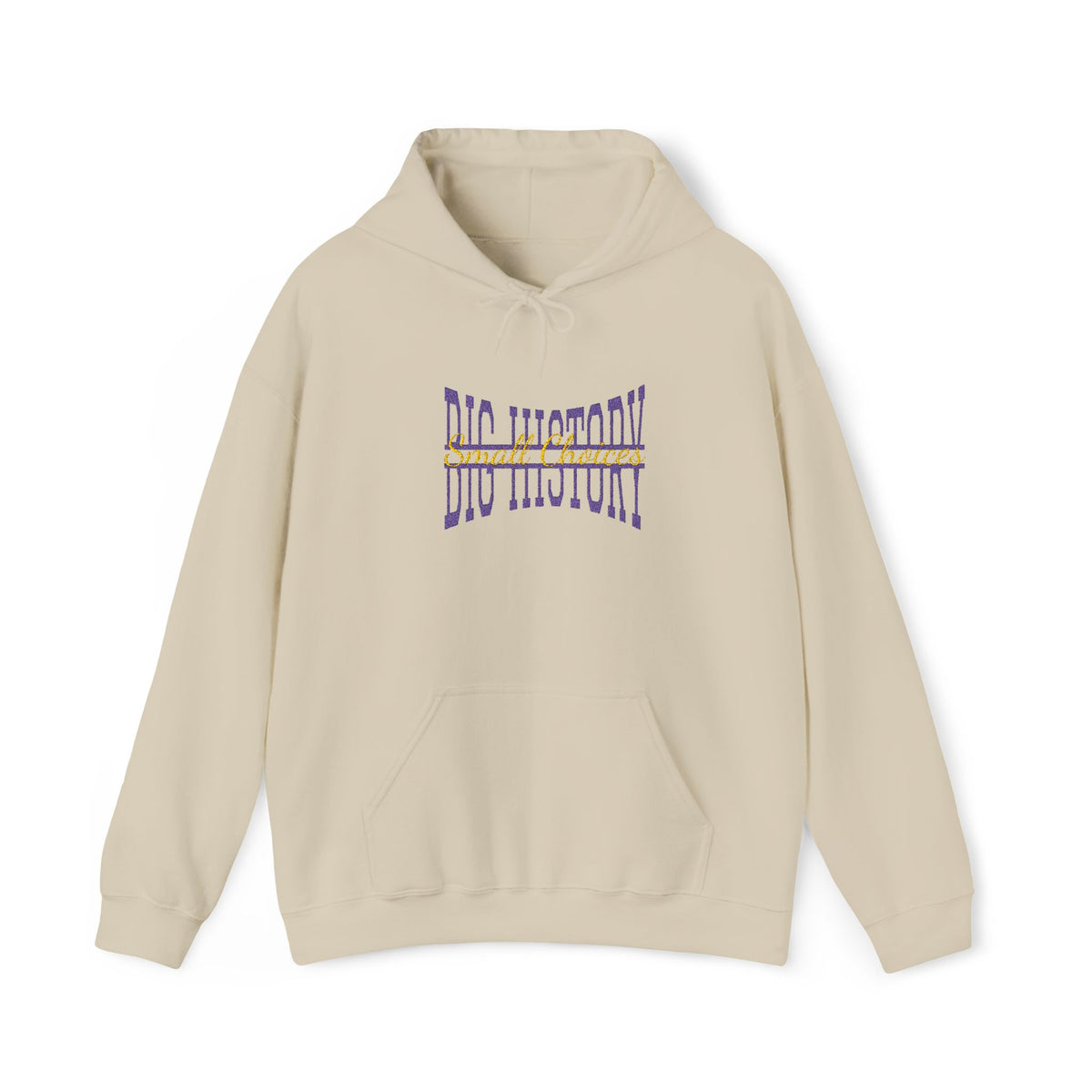 Embroidered "Small Choices, Big History" Comfort Hoodie - Archer Academy