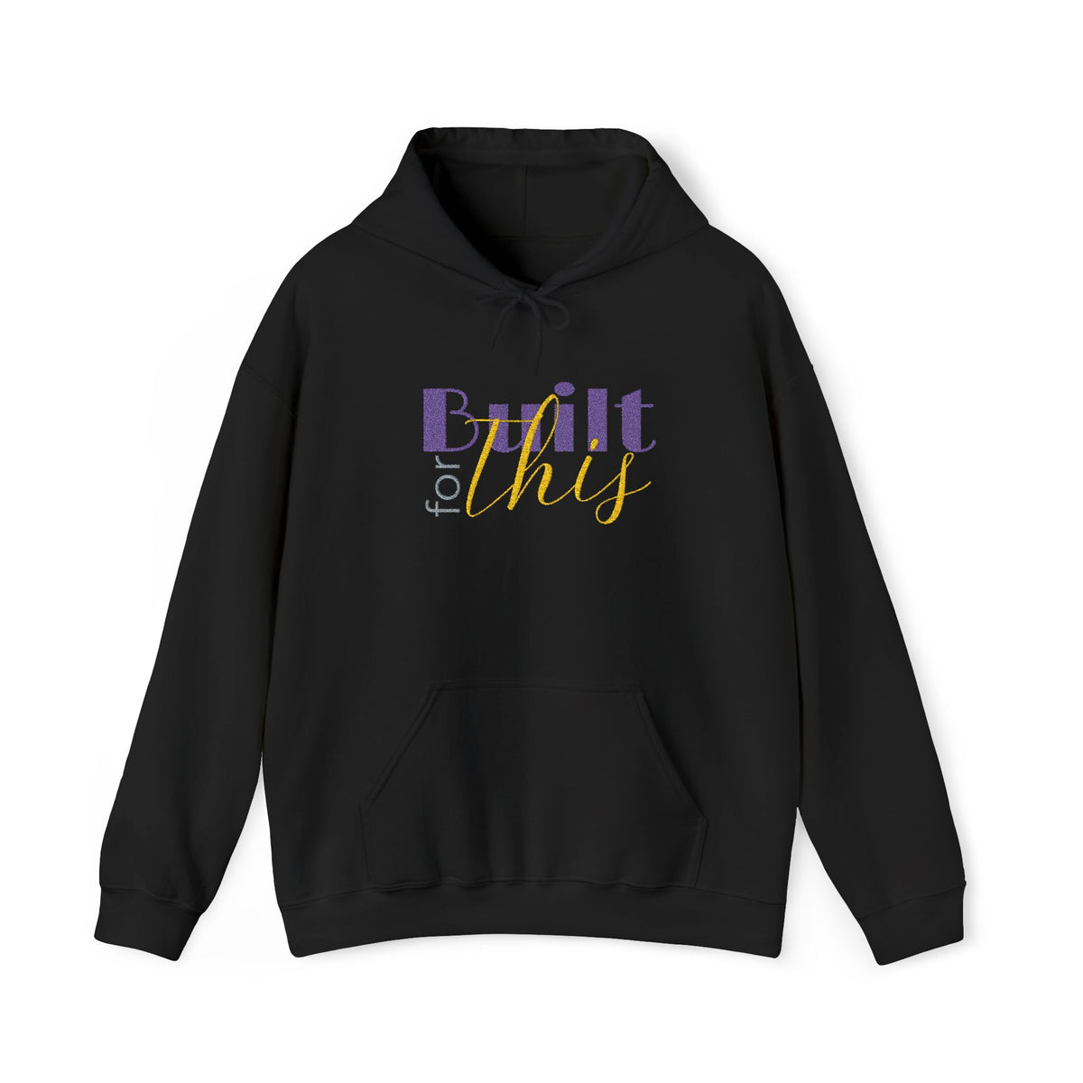 Embroidered "Built for This" Comfort Hoodie — Archer Academy
