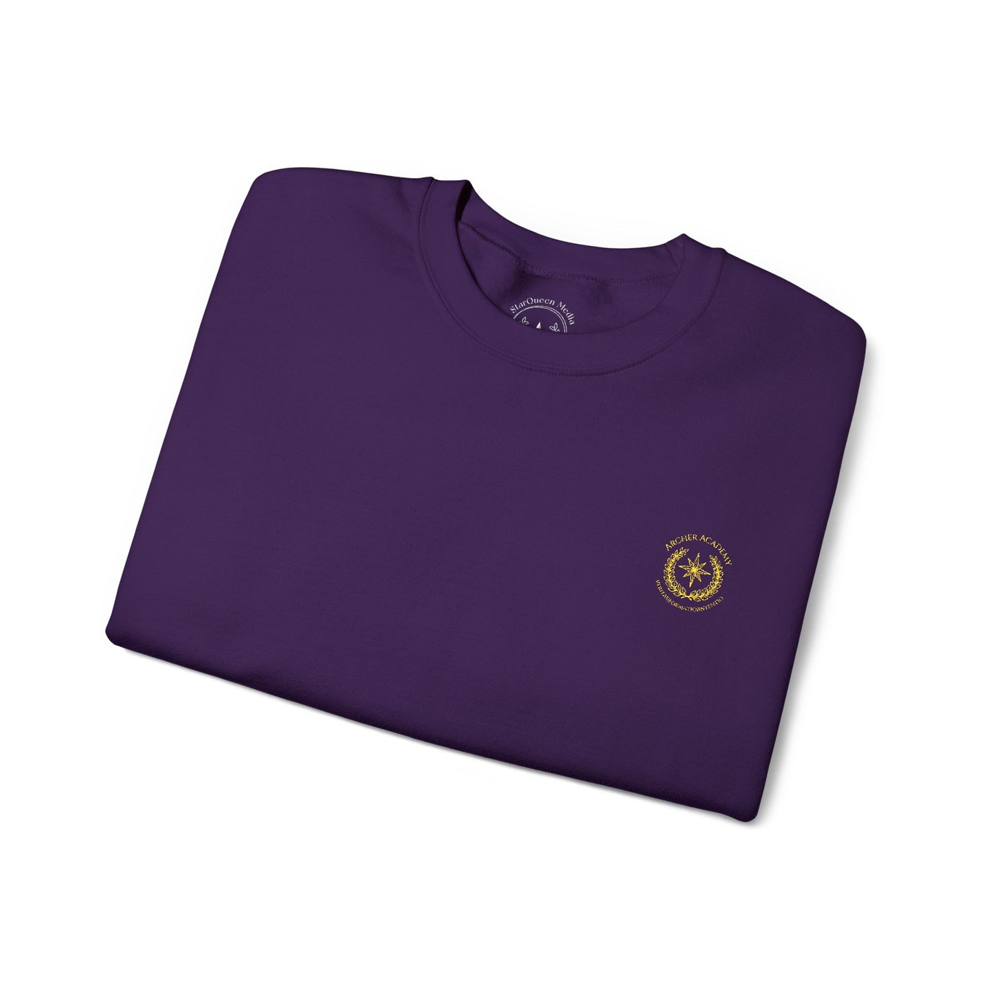 Archer Academy Crest Crewneck Sweatshirt — Veritas | Formatio | Intentio