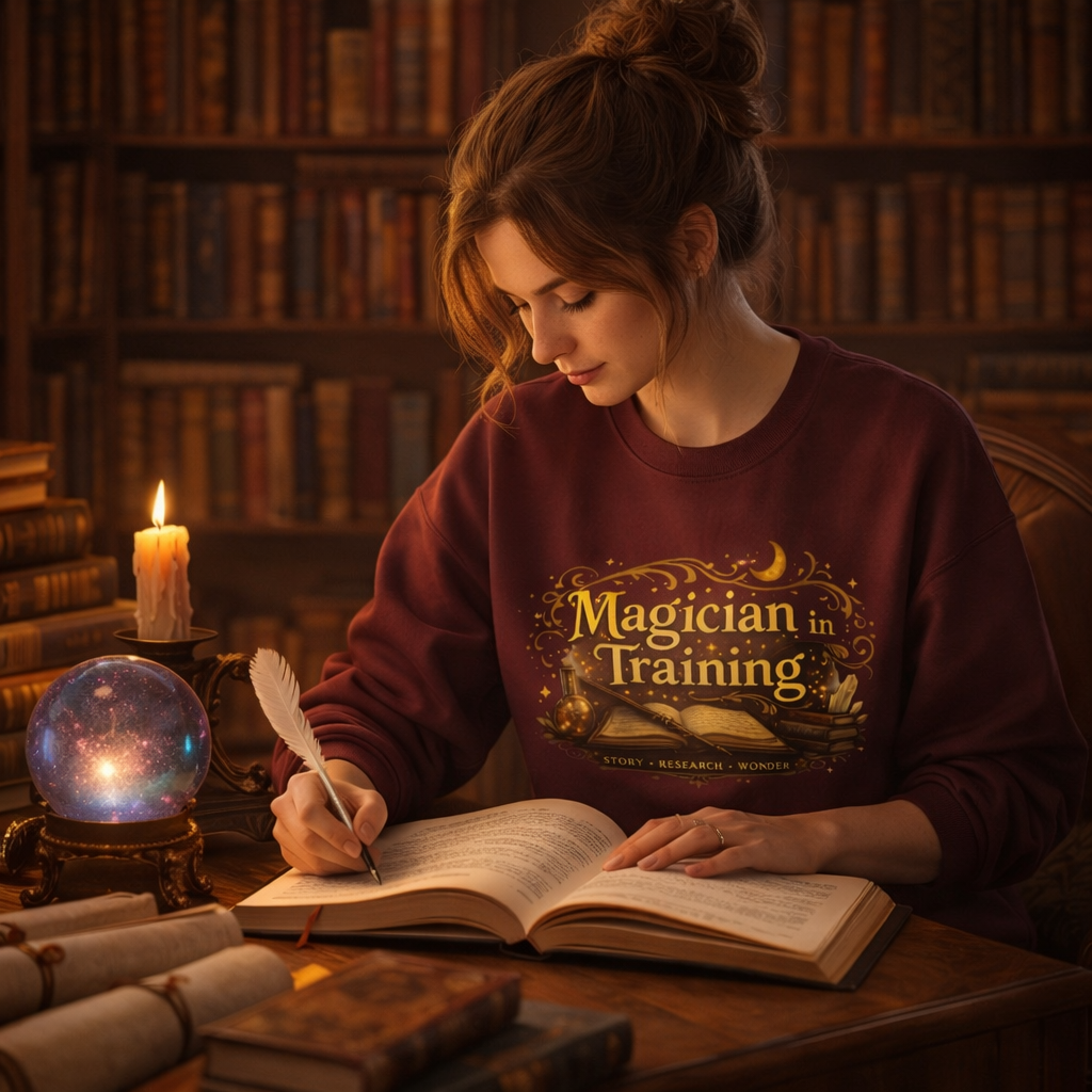 Magician in Training Sweatshirt - Author Life